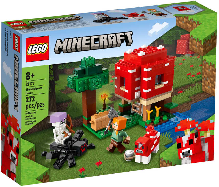 LEGO MINECRAFT Houbový domek 21179 STAVEBNICE - zvìtšit obrázek