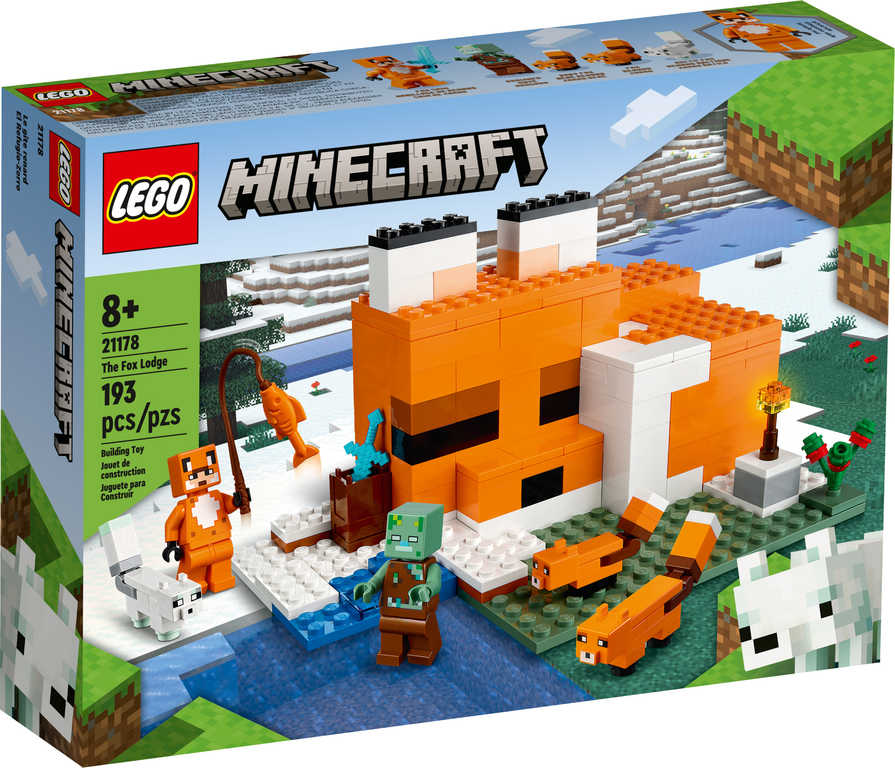 LEGO MINECRAFT Lišèí domek 21178 STAVEBNICE - zvìtšit obrázek