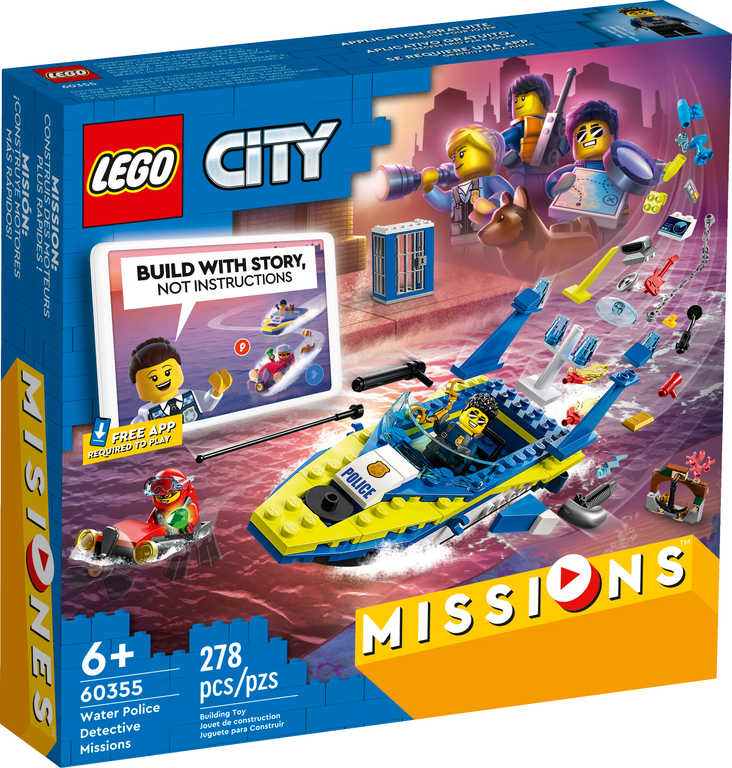 LEGO CITY Mise detektiva pobøežní stráže 60355 STAVEBNICE - zvìtšit obrázek