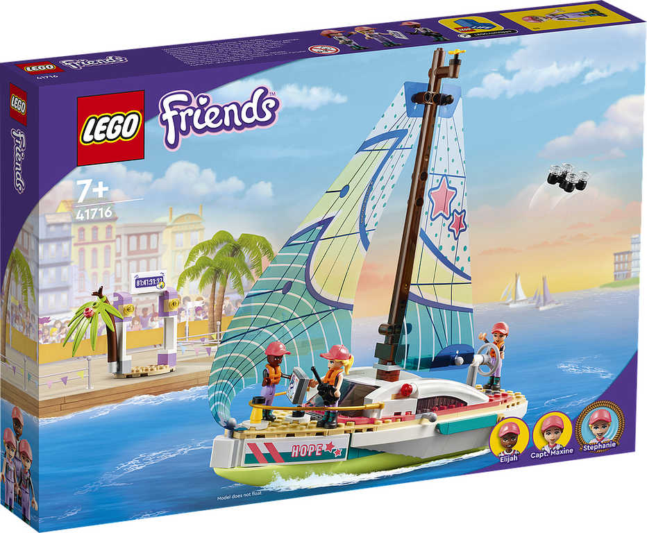 LEGO FRIENDS Stephanie a dobrodružství na plachetnici 41716 STAVEBNICE - zvìtšit obrázek