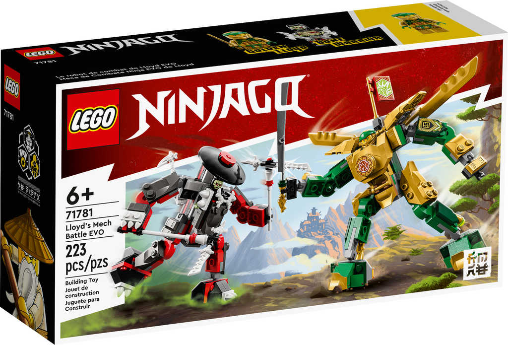 LEGO NINJAGO Lloyd a bitva robotù EVO 71781 STAVEBNICE - zvìtšit obrázek