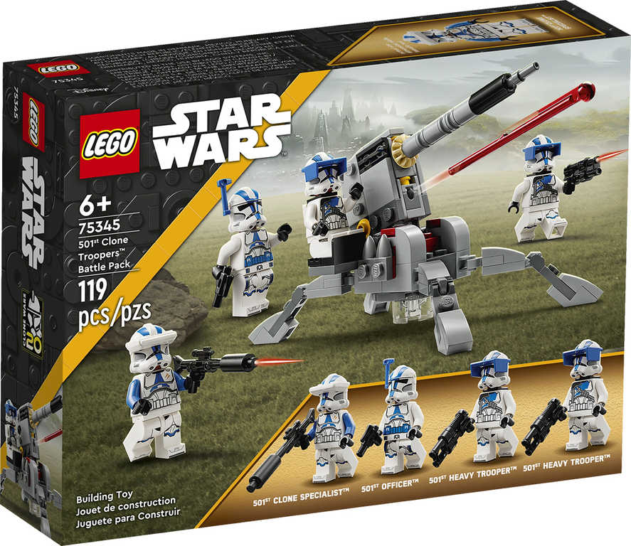 LEGO STAR WARS Bitevní balíèek klonovaných vojákù 75345 STAVEBNICE - zvìtšit obrázek