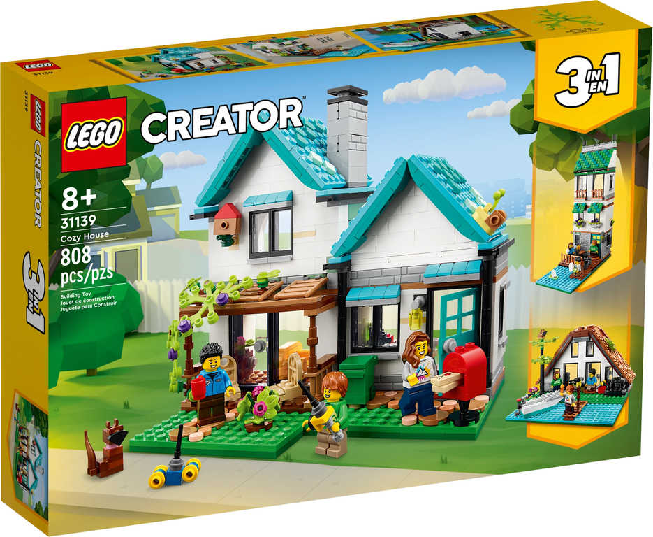LEGO CREATOR Útulný domek 3v1 31139 STAVEBNICE - zvìtšit obrázek