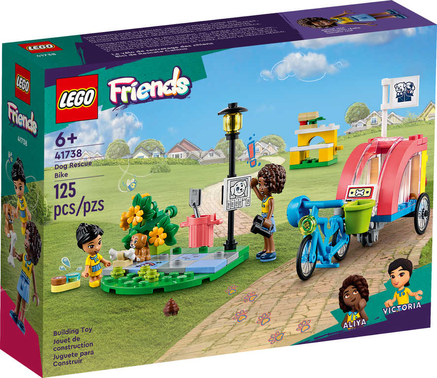 LEGO FRIENDS Záchrana pejska na kole 41738 STAVEBNICE - zvìtšit obrázek