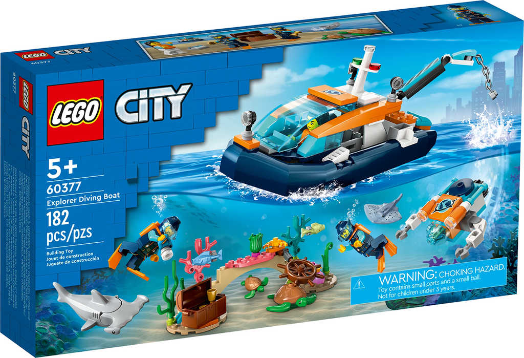 LEGO CITY Prùzkumná ponorka potápìèù 60377 STAVEBNICE - zvìtšit obrázek