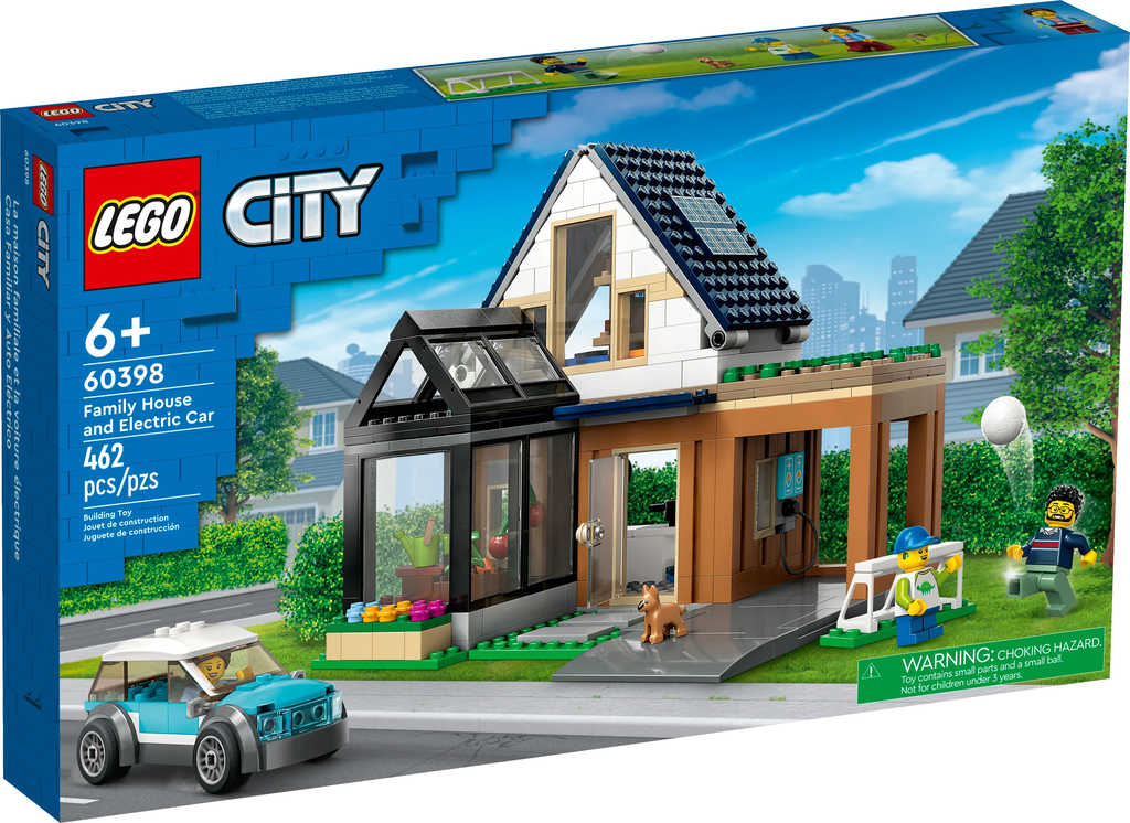 LEGO CITY Rodinný dùm a elektromobil 60398 STAVEBNICE - zvìtšit obrázek