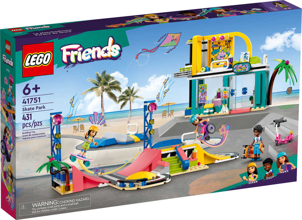 LEGO FRIENDS Skatepark 41751 STAVEBNICE - zvìtšit obrázek