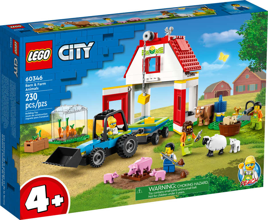 LEGO CITY Stodola a zvíøátka z farmy 60346 STAVEBNICE - zvìtšit obrázek