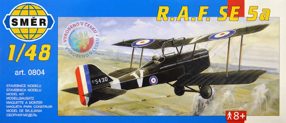 SMÌR Model letadlo R.A.F.SE 5a Scout 1:48 (stavebnice letadla) - zvìtšit obrázek
