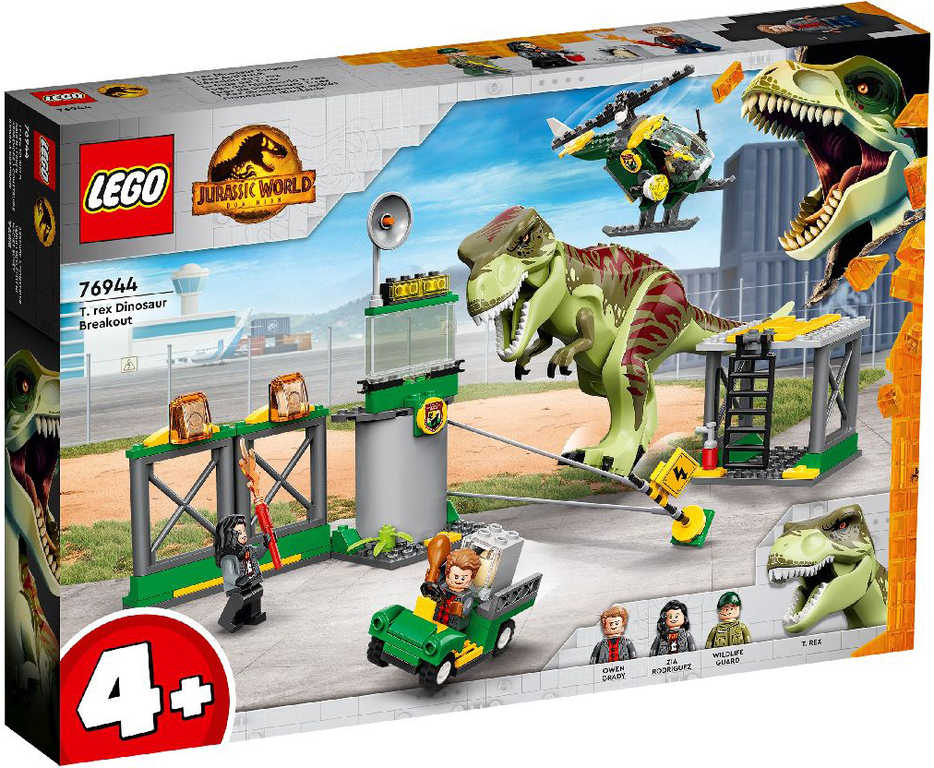 LEGO JURASSIC WORLD Útìk T-Rexe 76944 STAVEBNICE - zvìtšit obrázek