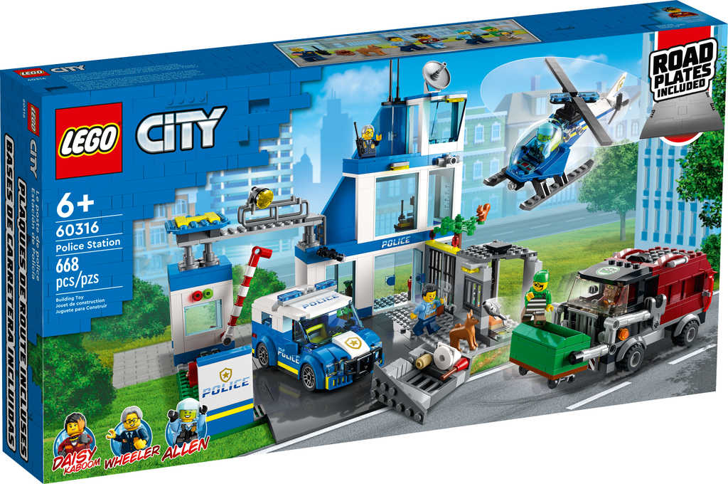 LEGO CITY Policejní stanice 60316 STAVEBNICE - zvìtšit obrázek