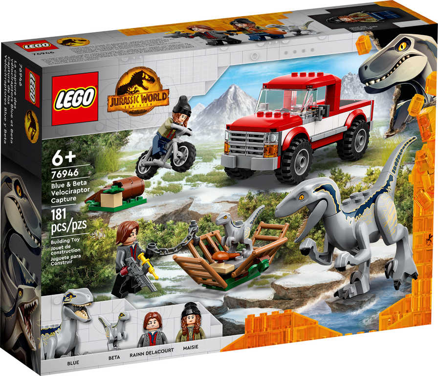 LEGO JURASSIC WORLD Odchyt velociraptorù Blue a Bety 76946 STAVEBNICE - zvìtšit obrázek