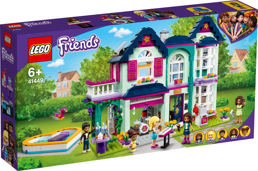 LEGO FRIENDS Andrea a její rodinný dùm 41449 STAVEBNICE - zvìtšit obrázek