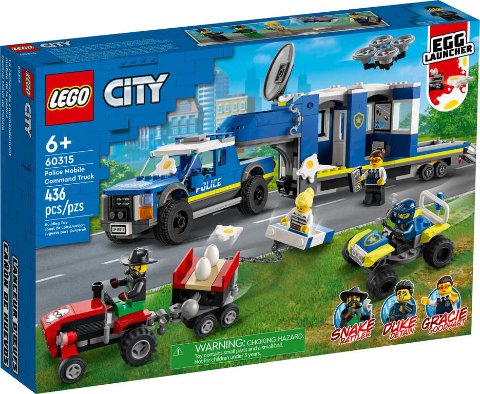 LEGO CITY Mobilní velitelský vùz policie 60315 STAVEBNICE - zvìtšit obrázek