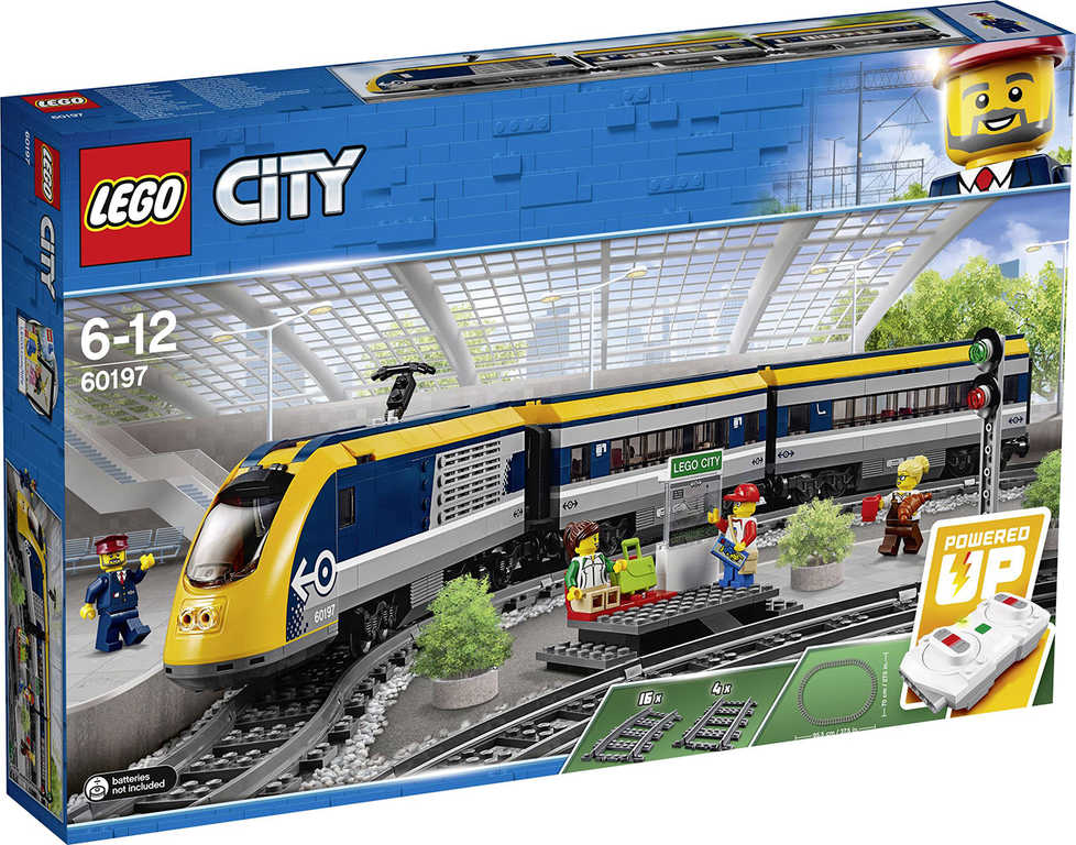 LEGO CITY RC Osobní vlak na baterie 60197 STAVEBNICE - zvìtšit obrázek