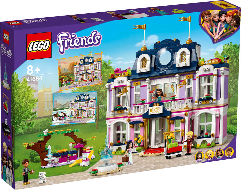 LEGO FRIENDS Hotel v mìsteèku Heartlake 41684 STAVEBNICE - zvìtšit obrázek
