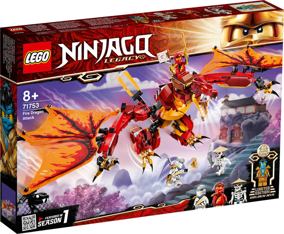 LEGO NINJAGO Útok ohnivého draka 71753 STAVEBNICE - zvìtšit obrázek