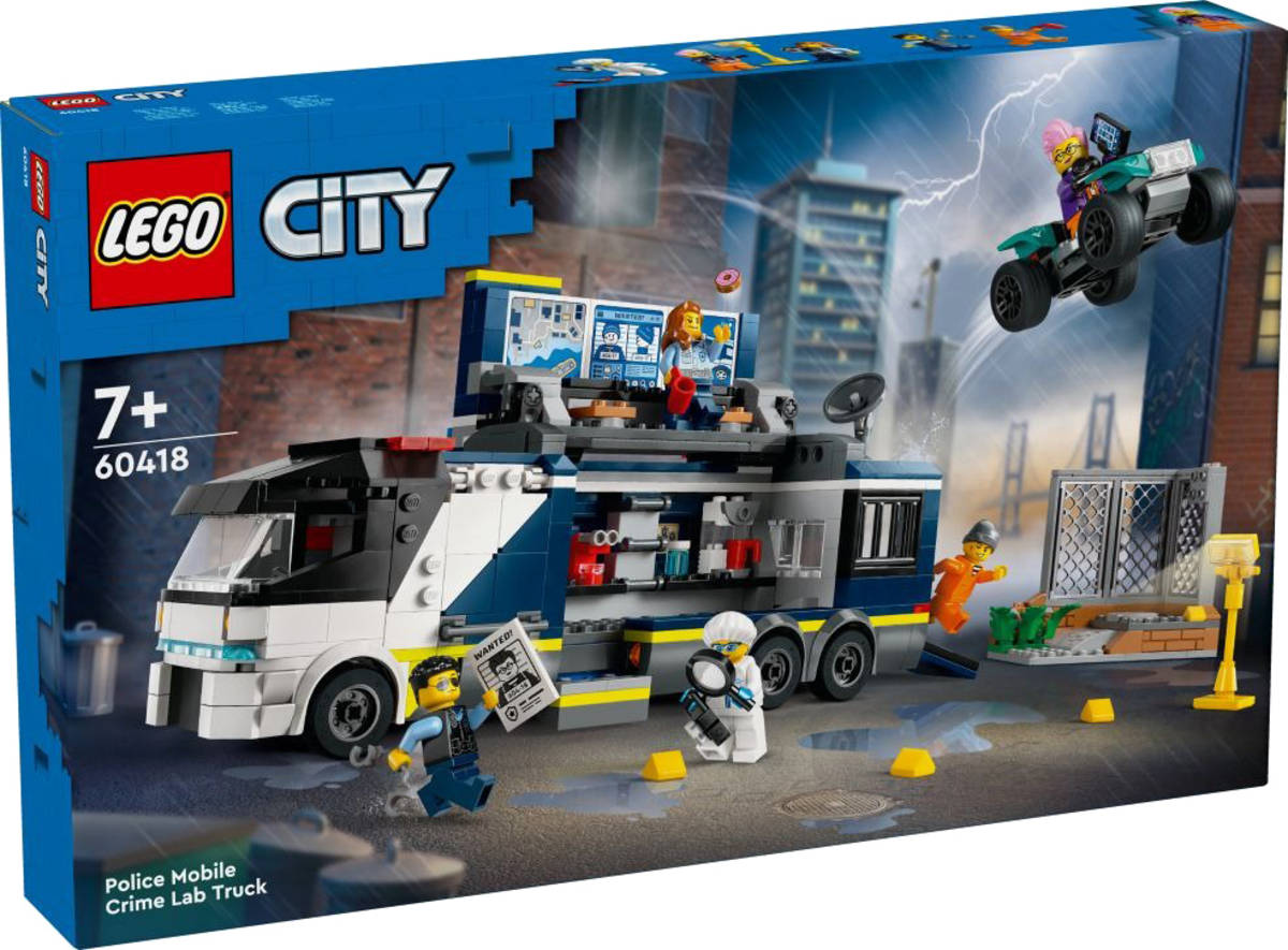 LEGO CITY Mobilní kriminalistická laboratoø policistù 60418 STAVEBNICE - zvìtšit obrázek