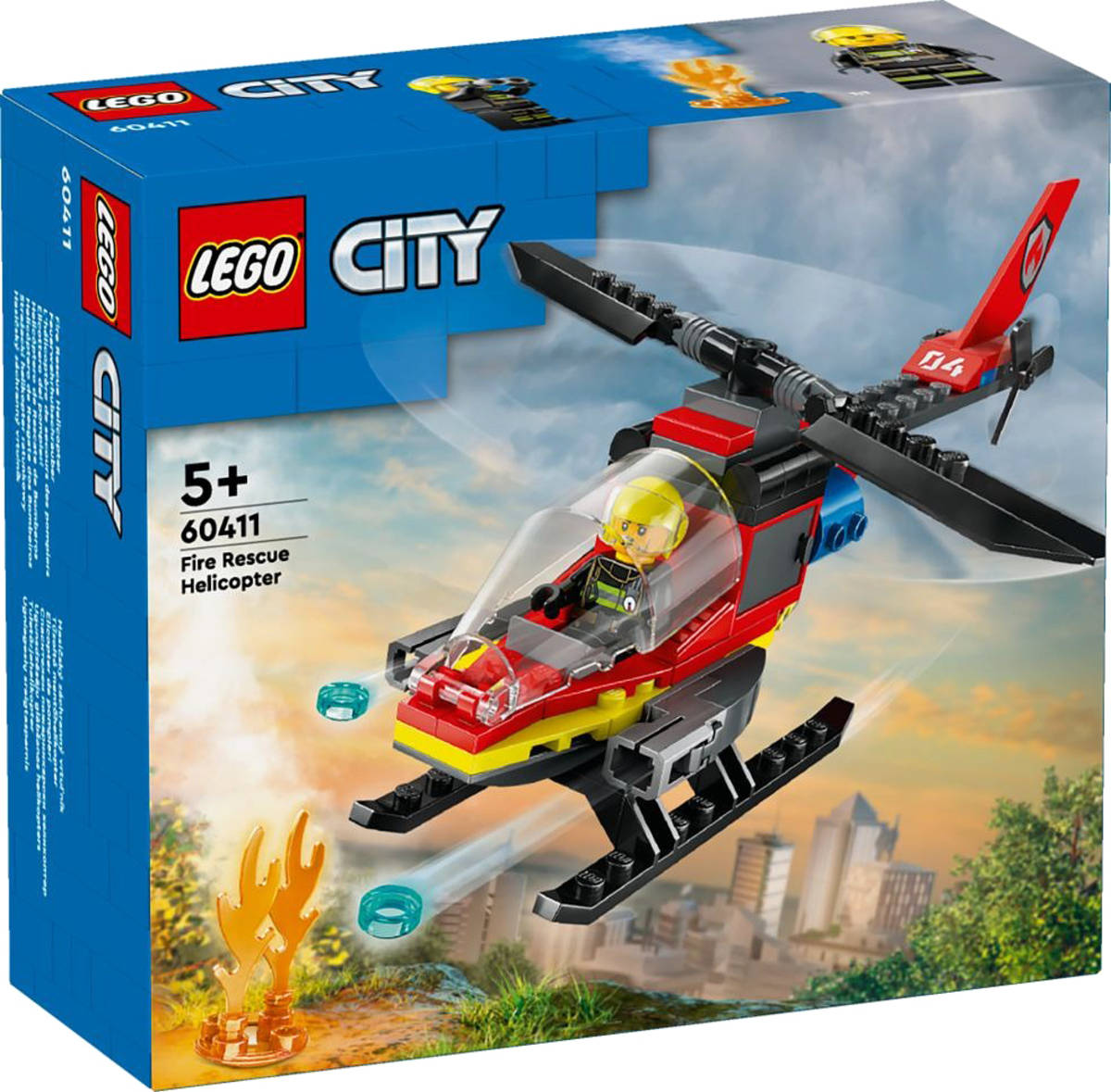 LEGO CITY Hasièský záchranný vrtulník 60411 STAVEBNICE - zvìtšit obrázek