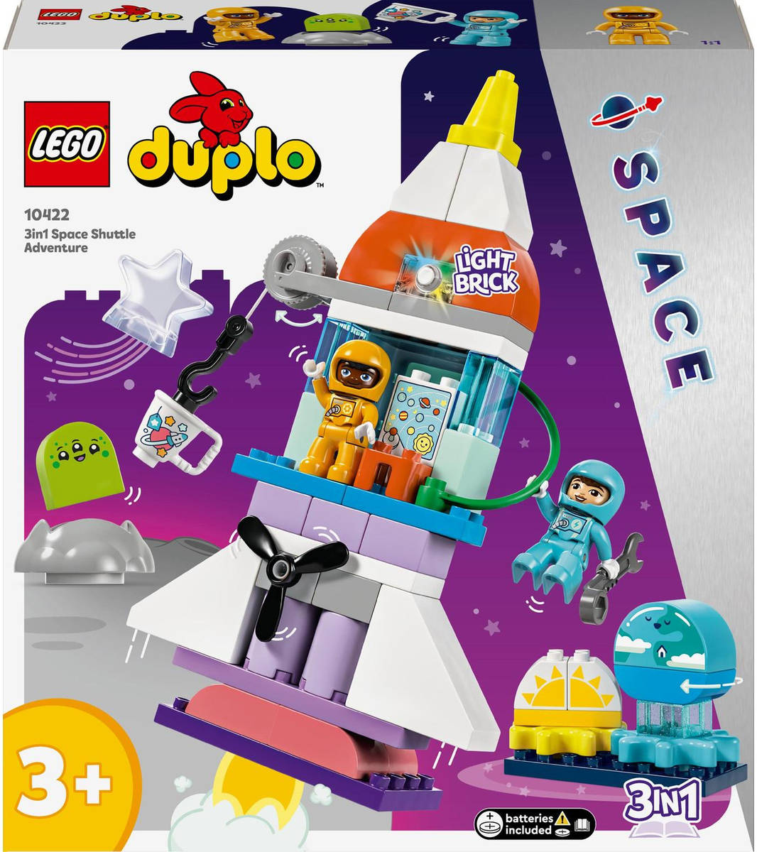 LEGO DUPLO Vesmírné dobrodružství s raketoplánem 3v1 10422 STAVEBNICE - zvìtšit obrázek