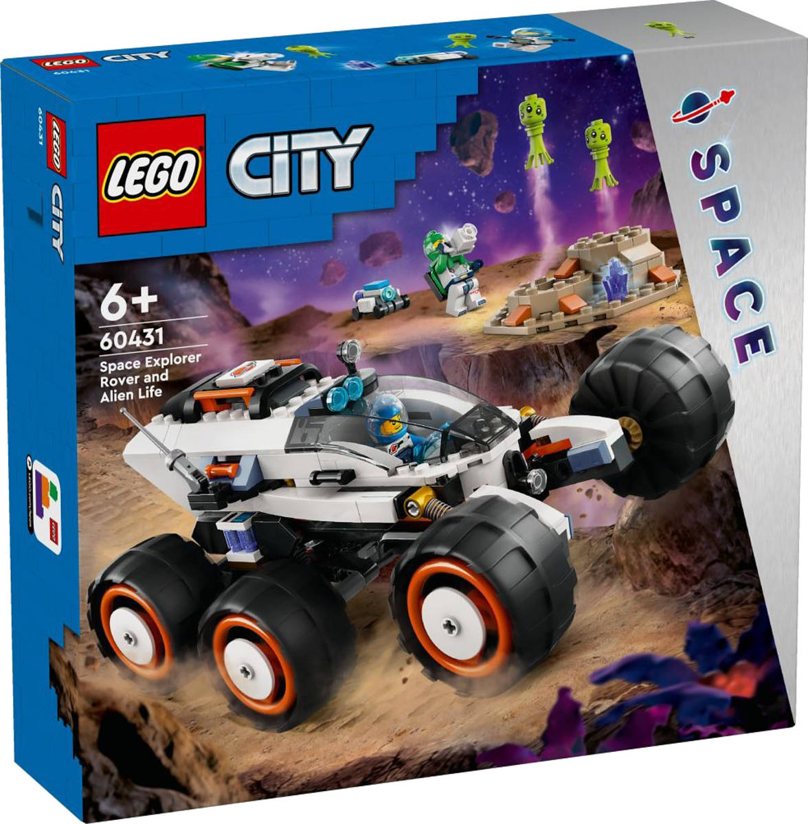 LEGO CITY Prùzkumné vesmírné vozidlo a mimozemský život 60431 STAVEBNICE - zvìtšit obrázek