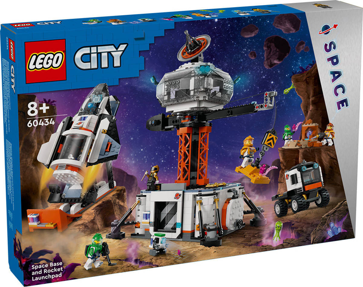 LEGO CITY Vesmírná základna a startovací rampa 60434 STAVEBNICE - zvìtšit obrázek