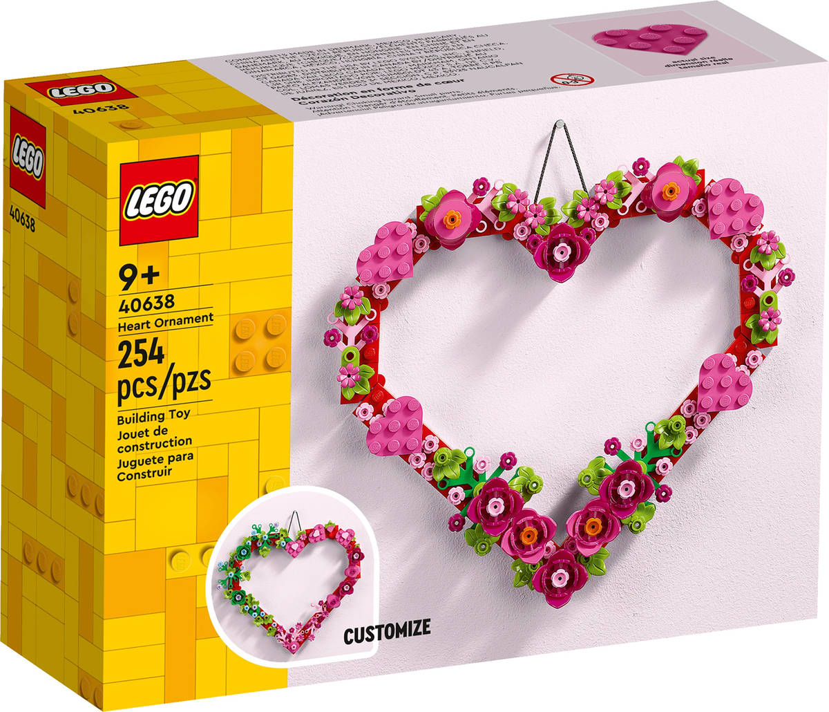 LEGO CREATOR Ozdoba ve tvaru srdce 40638 STAVEBNICE - zvìtšit obrázek