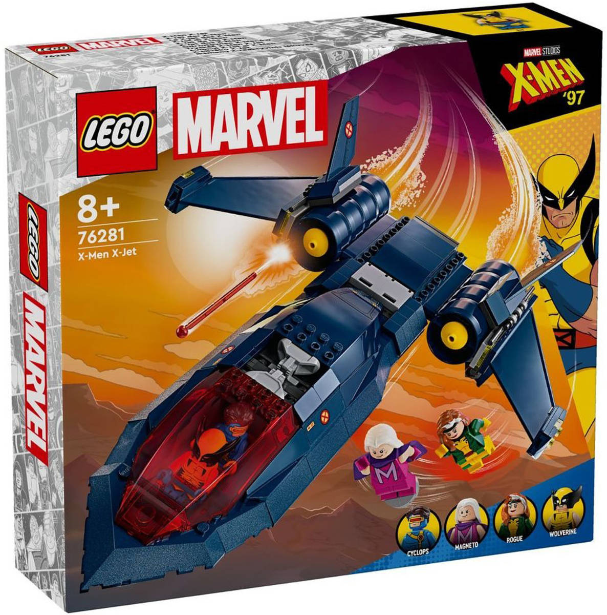 LEGO MARVEL Tryskáè X-Men X-Jet 76281 STAVEBNICE - zvìtšit obrázek