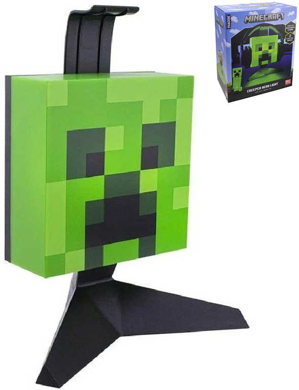 Svìtlo Creeper (Minecraft) lampièka držák na sluchátka 2v1 na baterie Svìtlo - zvìtšit obrázek