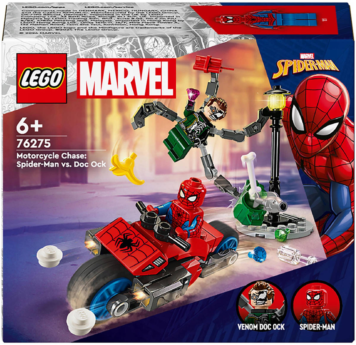LEGO MARVEL Honièka na motorce: Spiderman vs. Doc Ock 76275 STAVEBNICE - zvìtšit obrázek