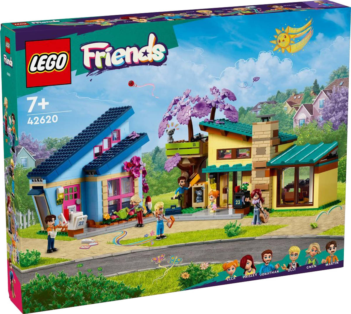 LEGO FRIENDS Rodinné domy Ollyho a Paisley 42620 STAVEBNICE - zvìtšit obrázek