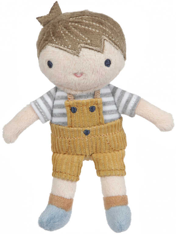 LITTLE DUTCH PLYŠ Baby Panáèek Jim 10cm soft panenka pro miminko - zvìtšit obrázek