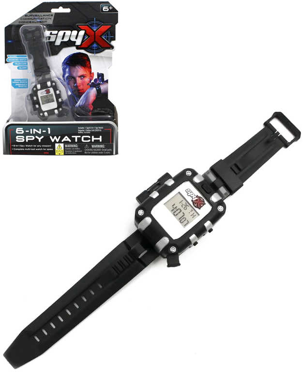 EP Line SpyX Špiónské hodinky na baterie LED Svìtlo Zvuk - zvìtšit obrázek