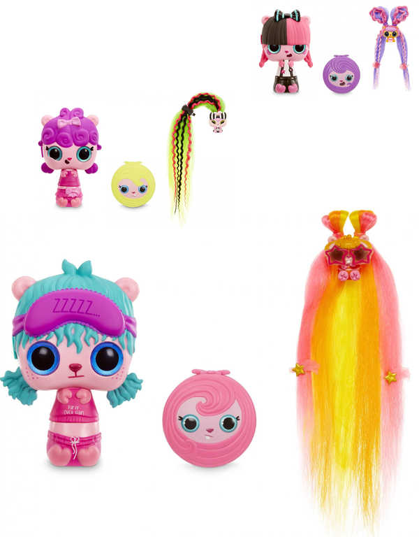 Pop Pop Hair Surprise 3v1 set panenka èesací 14cm s doplòky rùzné druhy - zvìtšit obrázek