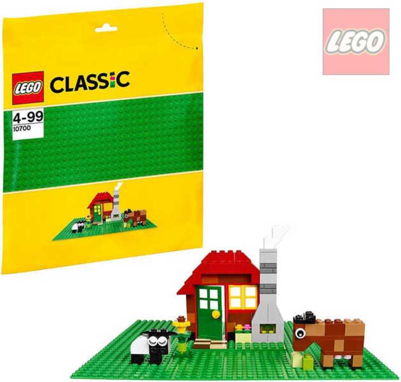 LEGO CLASSIC Podložka zelená ke stavebnicím 25,5x25,5cm 10700 - zvìtšit obrázek