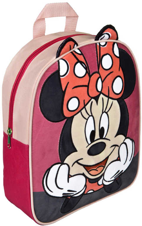 Batùžek dìtský Disney Minnie Mouse s plyšovýma ušima 25x31cm - zvìtšit obrázek