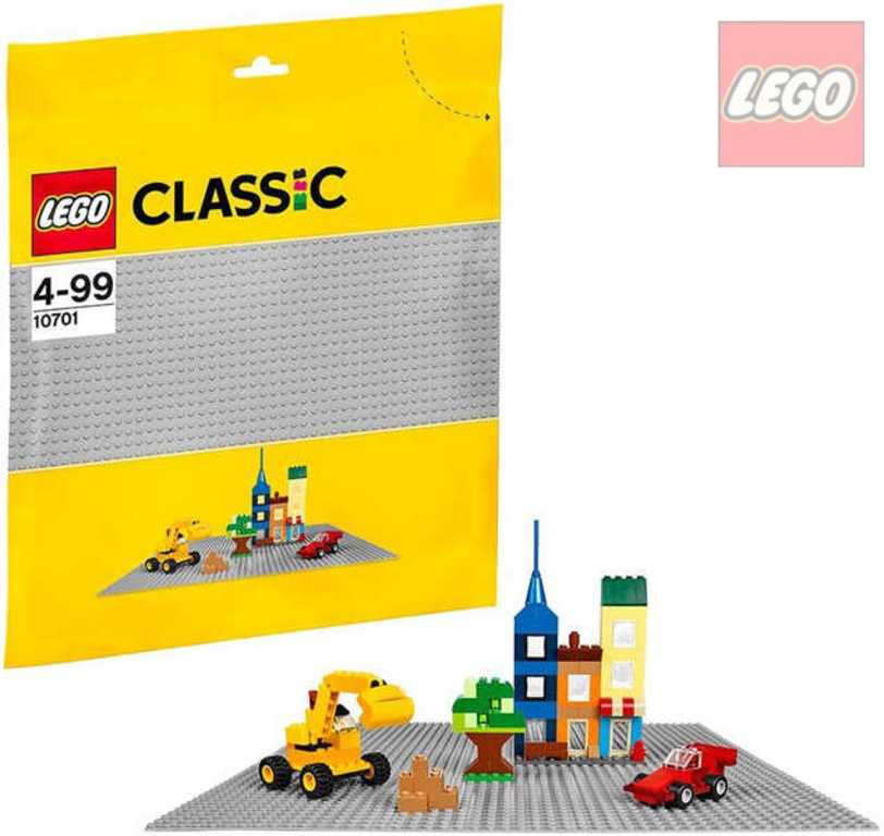 LEGO CLASSIC Podložka šedá velká ke stavebnicím 38,5x38,5cm 10701 - zvìtšit obrázek