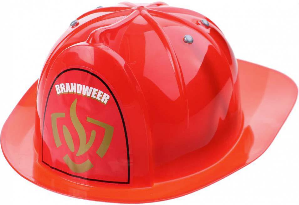 Pøilba dìtská hasièská helma èervená plast - zvìtšit obrázek