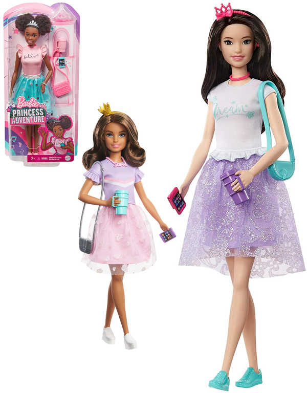 MATTEL BRB Barbie Princess Adventure set panenka princezna s doplòky - zvìtšit obrázek