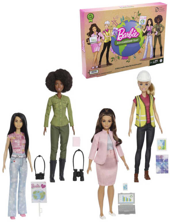 MATTEL BRB Povolání Ekologie je budoucnost set 4 panenky Barbie s doplòky - zvìtšit obrázek