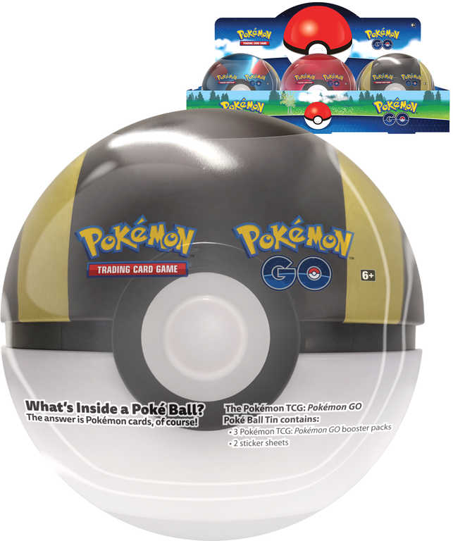 ADC Pokémon TCG: GO Poke Ball set 3x booster se samolepkami 3 druhy - zvìtšit obrázek