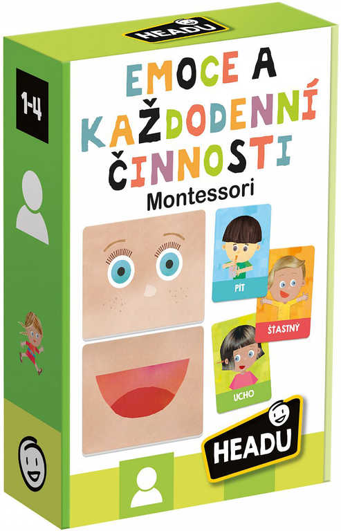 ADC HEADU Montessori Emoce a každodenní èinnosti nauèná hra - zvìtšit obrázek