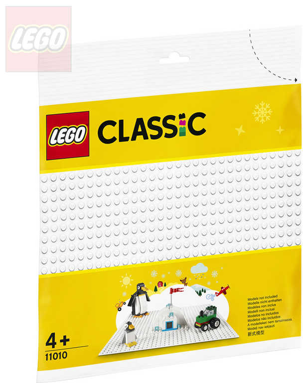 LEGO CLASSIC Podložka bílá ke stavebnicím 25,5x25,5cm 11010 - zvìtšit obrázek