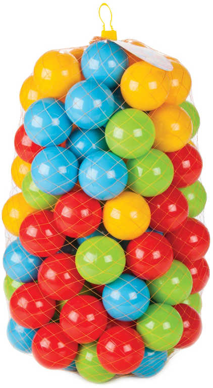 Baby lehké míèky barevné plastové 9cm set 100ks do hracího koutku do bazénku - zvìtšit obrázek