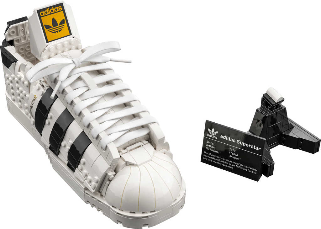 LEGO CREATOR Adidas Originals Superstar 3D model 10282 STAVEBNICE - zvìtšit obrázek