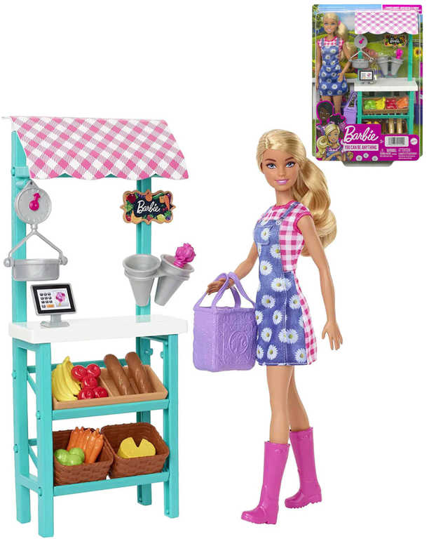 MATTEL BRB Farmáøský stánek herní set panenka Barbie s doplòky - zvìtšit obrázek