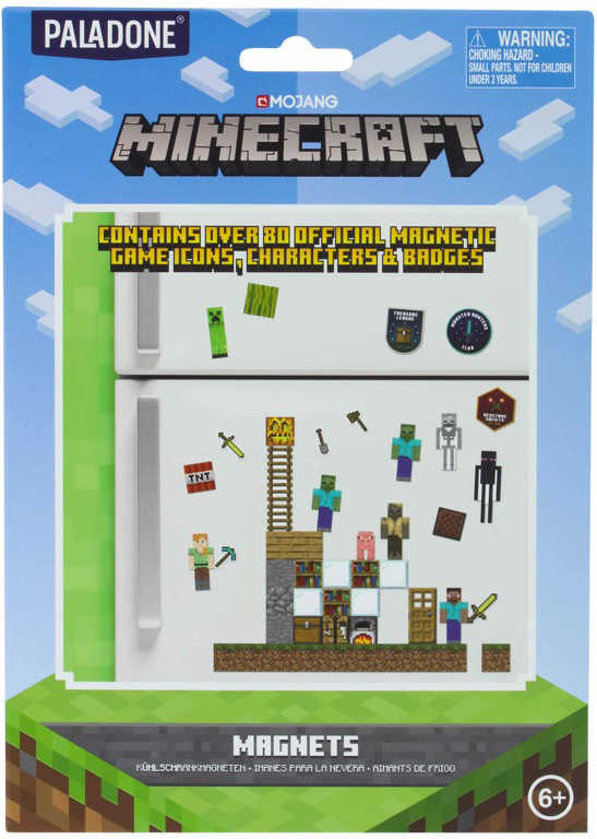 Magnetky dìtské Minecraft sada 80ks dekorace - zvìtšit obrázek
