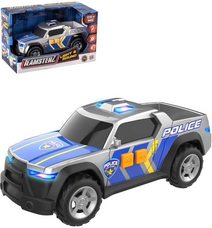 Teamsterz auto policie pickup na baterie Svìtlo Zvuk plast - zvìtšit obrázek