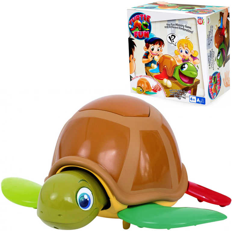 Hra Turtle Fun želva zábavná plastová 22cm s vajíèky 22cm na baterie Zvuk - zvìtšit obrázek