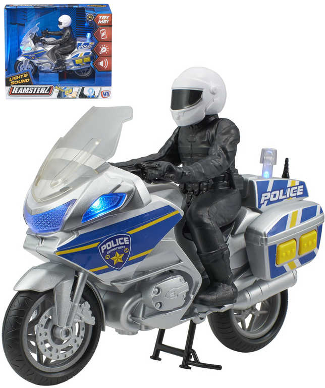 Teamsterz policejní set motocykl s figurkou policisty na baterie Svìtlo Zvuk - zvìtšit obrázek